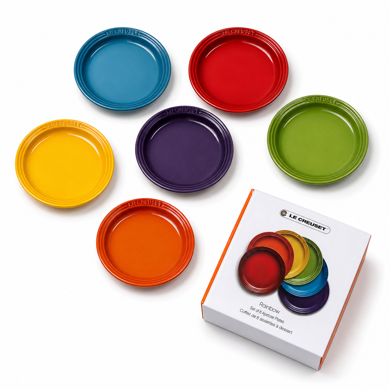 Le Creuset Rainbow Plates
